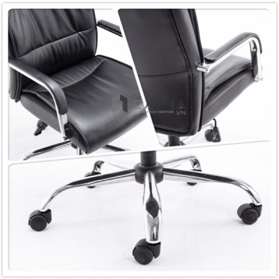 Ghế nhân viên lưng trung nệm simili cao cấp CE4422-P Nội thất Capta
