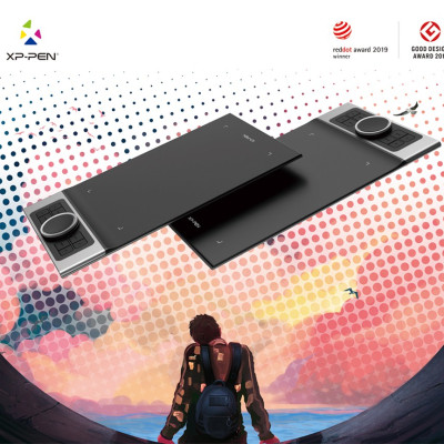 Bảng Vẽ Điện Tử XP-Pen Deco Pro Small 9x5inch 8192 Lực Nhấn, 2 Dial, Tương Thích Thiết Bị Di Động Android