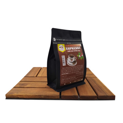Cà Phê Rang Mộc Nguyên Chất - ESPRESSO (Gói 250gr) - Hương Thanh Thoát, Hậu Đậm, Vị Đắng Nhẹ - Pha Máy Hoặc Pha Phin - Coffee New