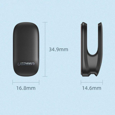 Ugreen UG80199LP252TK 4 cái Móc treo Màu Đen tiện dụng trên xe hơi - văn phòng - nhà - HÀNG CHÍNH HÃNG