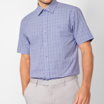 ÁO SƠ MI TAY NGẮN-V46-014618-BL3