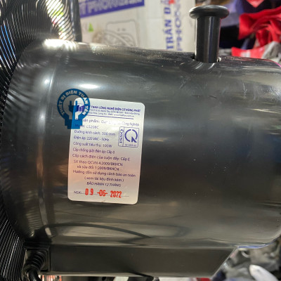 Quạt sàn lửng Hali LS-208C công suất 100W, sải cánh 50cm, cánh nhựa ABS cao cấp, chân đế kim loại chắc chắn - Hàng chính hãng