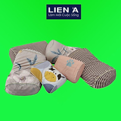 Vỏ gối đầu Liên Á Peanut , Vỏ gối nằm Convoluted Peanut - vỏ gối nằm cotton 100%
