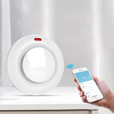 Cảm Biến Báo Khói, Chuông Báo Cháy Thông Minh Linptech Có Wifi Báo Điện Thoại Từ Xa, Không Dây, Hoạt Động Độc Lập