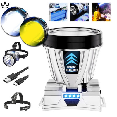 Đèjn Đội Đầu Siêu Sáng Loại Tốt: Sáng Mạnh, Pijn Khỏe , Sạc Lại Điện Thoại  ,ĐỒNG HỒ TREO TƯỜNG