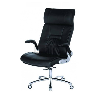 Ghế Giám Đốc 2 Cần Chân Nhôm Tay Điều Chỉnh Cao Cấp IBIE IB015 - Đen