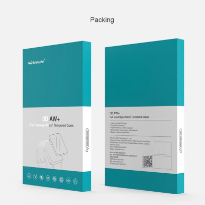 Miếng dán cường lực 3D Nillin AW+ Cho Apple Watch 38mm (Chống va đập, Độ nét Full HD, chống vân tay) - Hàng chính hãng
