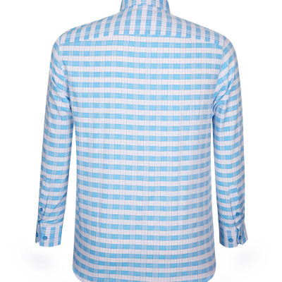 Áo sơ mi nam tay dài form suông Khatoco A1MD498T1-CNCR298-2502-D