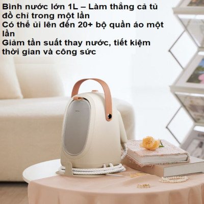Bàn là, ủi hơi nước cầm tay công suất lớn 1800W thương hiệu Philips STE0850/50 - Hàng chính hãng (Bảo Hành 24 Tháng)