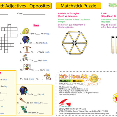 Xếp hình Tia Sáng Mr. Peabody & Sherman (48 Mảnh Ghép) - Tặng kèm câu đố mặt sau cho bé