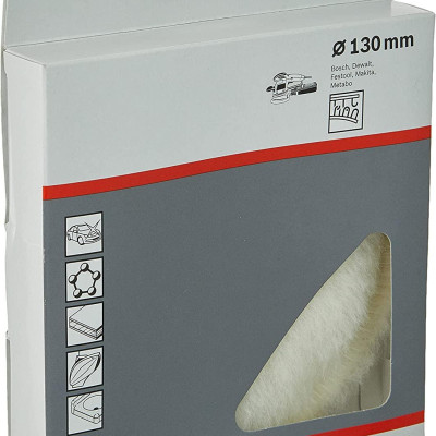 ĐĨA ĐÁNH BÓNG LÔNG CỪU Ø130MM BOSCH 2608610001 - HÀNG CHÍNH HÃNG