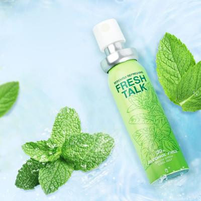 Xịt Thơm Miệng Fresh Talk 20ml The Mát Vị Bạc Hà, Chanh - Nhập Khẩu Anh Quốc