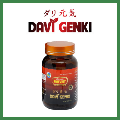 Tảo xoắn Đại Việt TPBVSK Davi Genki Viên uống hỗ trợ bổ thận, hỗ trợ tráng dương, hỗ trợ cải thiện sinh lý nam giới DV31