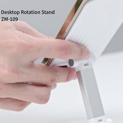 Giá đỡ kệ đỡ cho điện thoại xoay 360 độ hiệu WIWU Destop Rolation Stand ZM-109 - thay đổi chiều cao, xoay mọi góc độ, gấp gọn gàng khi không sử dụng - Hàng nhập khẩu