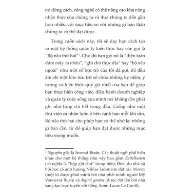 Buiding A Second Brain - Thiết Lập Bộ Não Thứ Hai (1980)