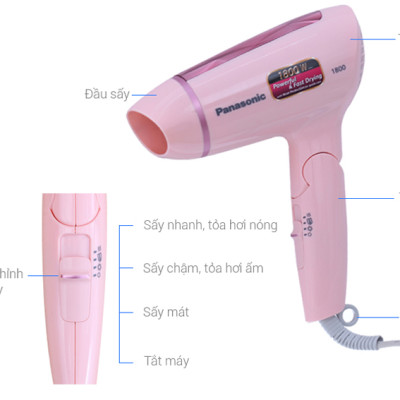 Máy Sấy Tóc Panasonic PAST-EH-ND30-P645 - Hồng
