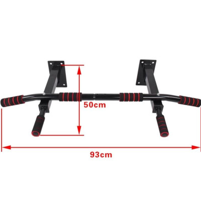 Xà đơn treo tường đa năng Wall Pull Up Bar P90X,Có Móc Treo Bao cát Với 6 Mút vằn Đỏ Đen đẹp mắt,Đấy Đủ Ốc Vít cho Các Bạn lặp đặt tại nhà