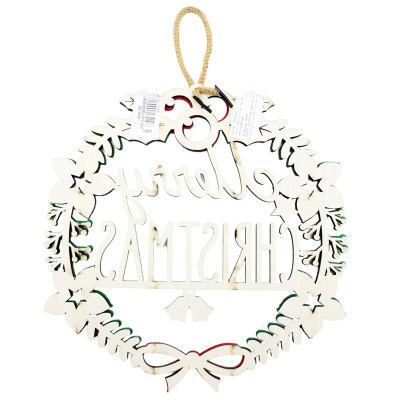 Bảng Gỗ Treo Tường Trang Trí Giáng Sinh - Bách Mộc - Noel Hoa