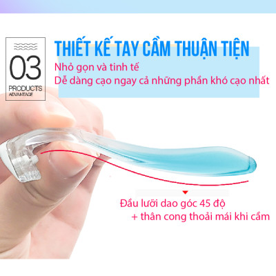 Set 02 chiếc Dao cạo vùng kín Kai Bikini Line - Hàng nội địa Nhật Bản 