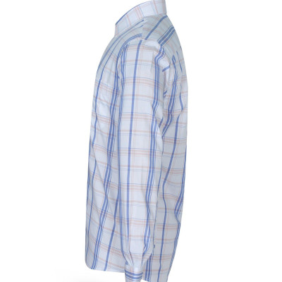 Áo sơ mi nam KHATOCO dài tay kẻ caro A1MD468T1-CNCR257-2412-D