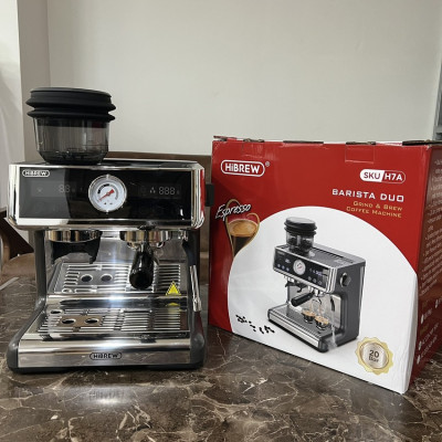 Máy pha cà phê Espresso HiBREW H7A chuyên nghiệp 3 in 1 Thương hiệu Mỹ cao cấp Công Suất 3000W, Dung tích 2,8 lít, Áp suất 20 bars - Bảo hành 12 Tháng, Hàng chính hãng