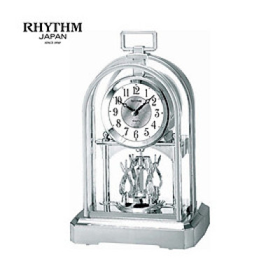 Đồng Hồ Để Bàn Rhythm 4SG744WR19 - Bạc (16.3 x 27.3 x 10.7 cm)