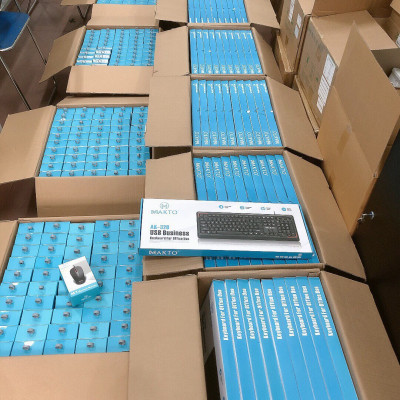 Bộ Bàn Phím Và Chuột Có Dây MAKTO AK-320 - Hàng Chính Hãng