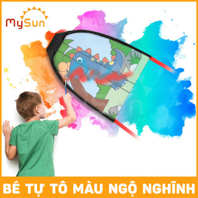 Con diều mini bắn vòng giun đẹp giá rẻ đồ chơi cho bé vận động ngoài trời MySun