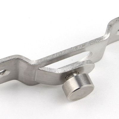 Chốt Khóa Cài Cửa Góc Vuông 90 Độ KUNBE Bằng Thép Không Gỉ, Then Cửa Dạng Chữ L Có Chốt Cố Định Thanh Gạt Loại To An Toàn, Chắc Chắn