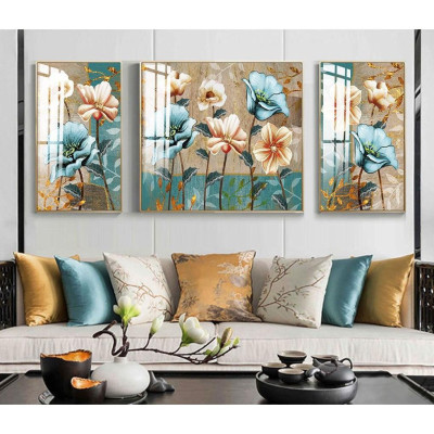 TRANH BỘ 3 TREO TƯỜNG CỠ ĐẠI - KÈM KHUNG - TB3BAFCF655