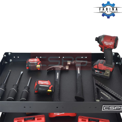 Xe đẩy 3 tầng màu đen CSPS