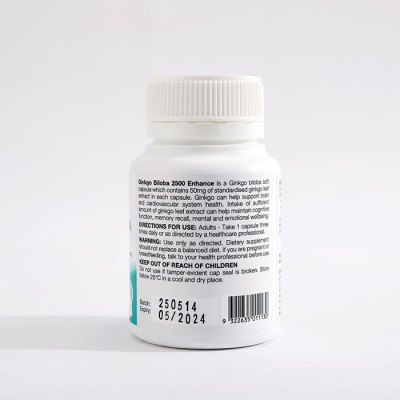 Thực phẩm bảo vệ sức khỏe GINKGO BILOBA 2500 ENHANCE