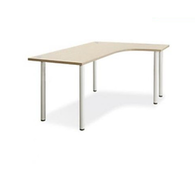 Bàn làm việc chân sắt Juno Sofa NT 190 BLP16-CT bên trái kiểu trụ 160 x 120 x 75 cm