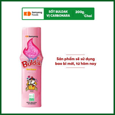 Sốt Chấm Gà Cay Samyang Vị Carbonara (200g/chai)