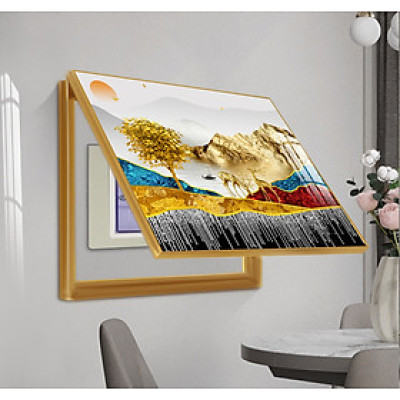 Tranh Che Ổ Điện Nhiều Mẫu Hươu Hiện Đại Phù Hợp với Phòng Khách, Nhà Hàng, Văn Phòng