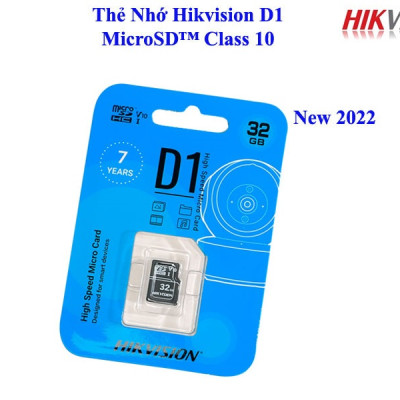 Thẻ Nhớ Micro SD Hikvision 128G-64GB-32G chuẩn Class 10, Thẻ nhớ camera, Thẻ nhớ điện thoại - hàng chính hãng