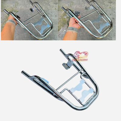 Cảng Sau 2 Tầng V2 INOX gắn xe máy Wave A100 RS100 WaveA110 S110 Blade RSX 14