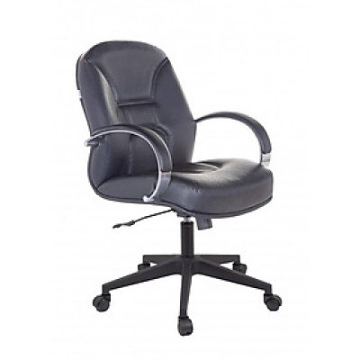 Ghế Trưởng Phòng Tay Nhôm Ốp Chân Ngoại Nhập IBIE IB305 - Đen