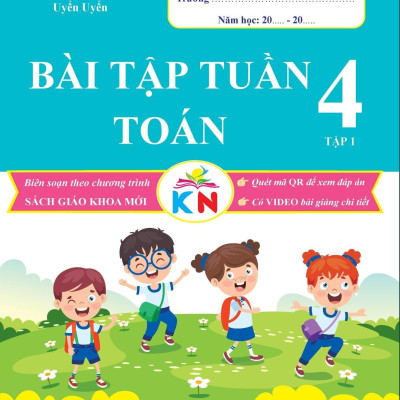 Sách Combo Bài Tập Tuần Toán và Tiếng Việt Lớp 4 - Kết Nối Tri Thức Với Cuộc Sống