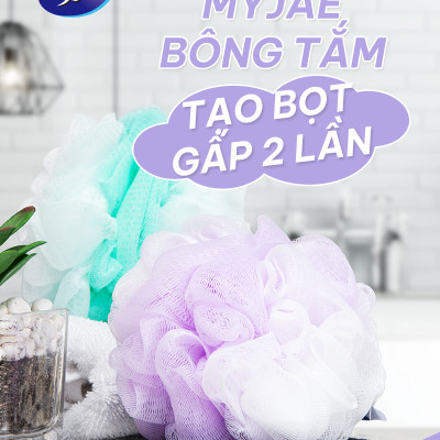 Bông Tắm MyJae Đa Năng Mềm Mại Tiện Lợi