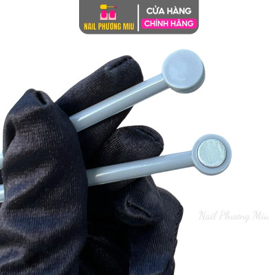 Nam Châm Tạo Mắt Mèo cây 2 Đầu Vuông Tròn Cat Eyes 8cm Làm Nail, Lực Hút Mạnh, Tạo Hiệu Ứng 3D Cho Móng Kết Hợp Với Sơn Gel Nữ Women