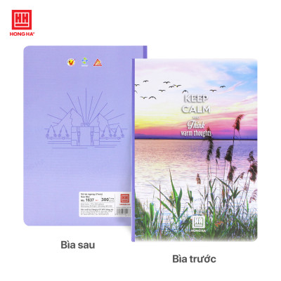 Vở kẻ ngang 300 trang Sao Mai sắc màu Hồng Hà - 1637