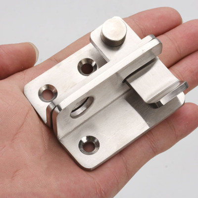 Chốt Khóa Cài Cửa Có Lỗ Cài KUNBE, Chốt Cửa Khóa Gài Cây Gạt, An Toàn Cao Cấp Tiện Dụng