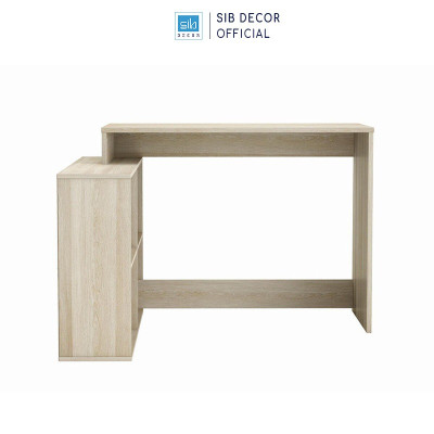 Bàn Góc Chữ L SIB Decor, Chân Bàn Thiết Kế Tủ 4 Ngăn Linh Động Trái Phải BLV83