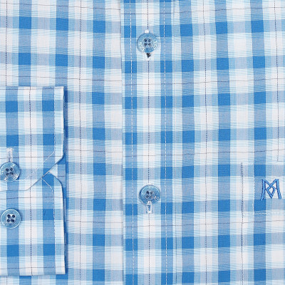 Áo sơ mi nam tay dài form suông Khatoco A1MD398T1-CNCR164-2410-D