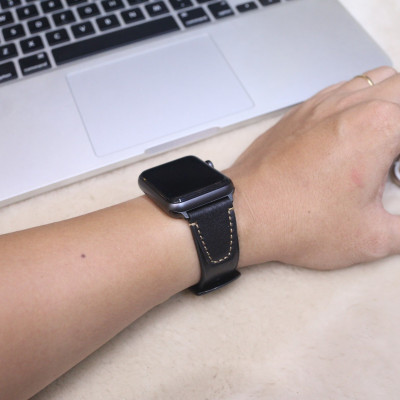 Dây đeo thay thế dành cho Apple Watch 1,2,3,4,5 da bò Ý