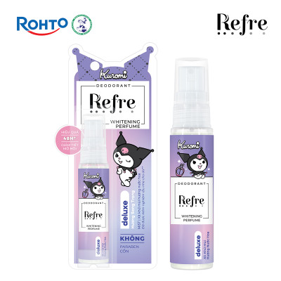 Xịt khử mùi Refre x Kuromi Natural/Whitening Perfume 30ml