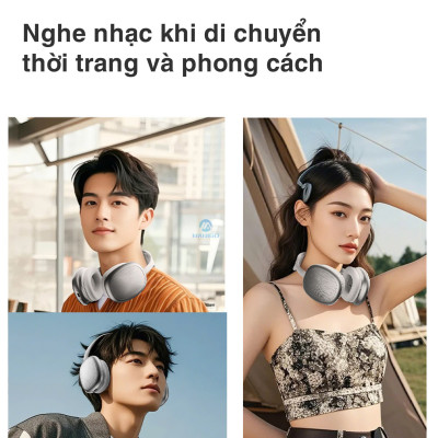 Headphone tai nghe bluetooth không dây chụp tai Rockspace O5 có mic hàng chính hãng BH 1 năm