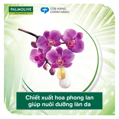 Sữa tắm Palmolive mịn màng quyến rũ 95% chiết xuất từ phong lan 1 Lít