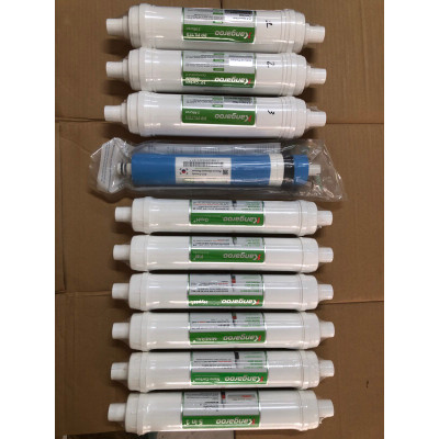 [Combo] Bộ 10 Lõi Lọc KANGAROO KG100HK - Lõi thô 123 , RO 2012-100G , Bộ 6 Lõi chức năng, Hàng Chính hãng.